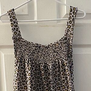 Smocked Cotton Gauze Gown